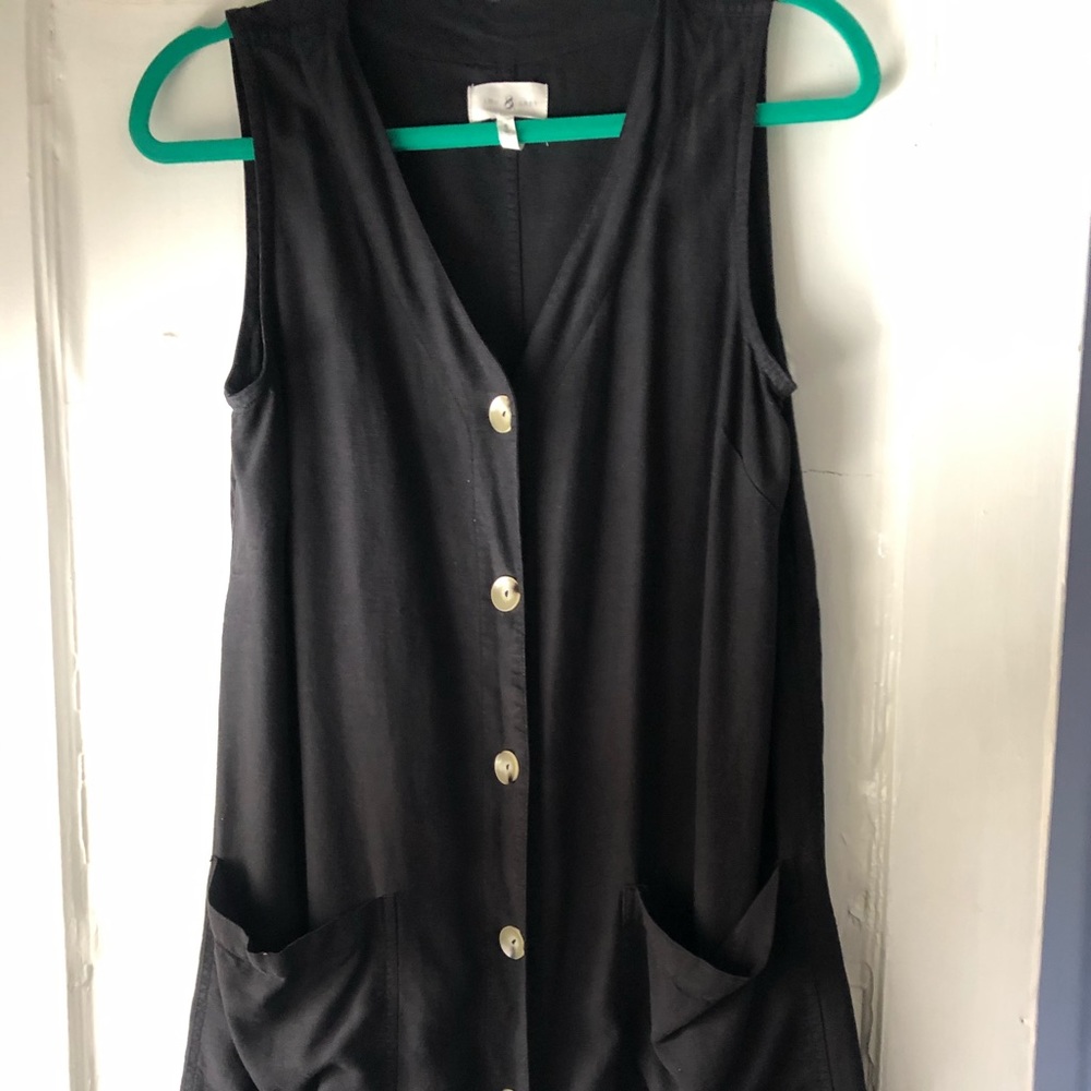 Lou & Grey - Button Pocket Shirtdress - small